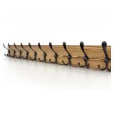 WOOD COAT RACK 38 INCH LONG
