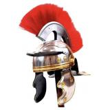 ROMAN CENTURION HELMET DAMAGED
