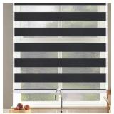 SEEYE CORDLESS ZEBRA ROLLER SHADES 33W X 72H