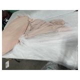 SILK ROUND OVER BED HANGING DRAPE 84 x40IN