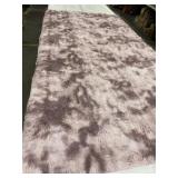 FLUFFY PINK RUG 86x120