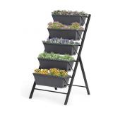 5 TIER VERTICAL RAISED GARDEN BED METAL AND