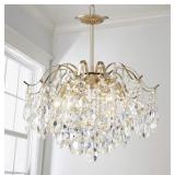 AGV LIGHTING GOLDEN K9 CRYSTAL CHANDELIER D