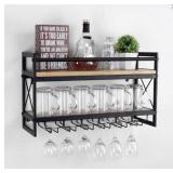 WOMIO WALL MOUNTED WINE RACK