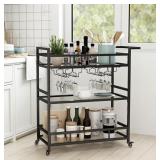 LORMITER BLACK METAL CART