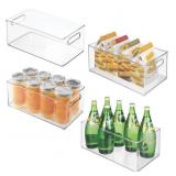 MDESIGN DEEP STORAGE BINS 4PCS