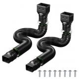 GUTTER DOWNSPOUT EXTENSIONS 21-60IN 2PC