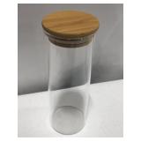 GLASS STORAGE JARS 2.5x7IN 10JARS