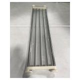 BAOYOUNI TENSION CLOSET SHELF SIZE 42-75IN