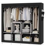 UDEAR PORTABLE LARGE CLOSET WARDROBE ORGANIZER