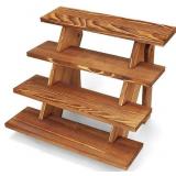 CHRIS .W WOODEN CUPCAKE DISPLAY STAND