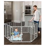 REGALO 192-IN SUPER WIDE BABY GATE & PLAY YARD