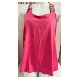 Sz L Crown & Ivy tank top/swim top women