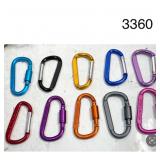 10 PCS  Carabiners Clips