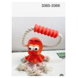 3 PCS Octopus rope pet toy