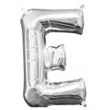 Air-Filled Silver Letter C, E, D,R, I Balloon