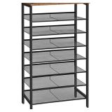 8 TIER METAL SHOE RACK SIMILAR TO STOCK PHOTO
