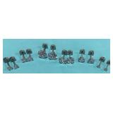 EARRINGS ASSORTED SIZES 6PAIR