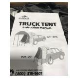 GLANZMAN TRUCK TENT SIZE 5-6 FT USED