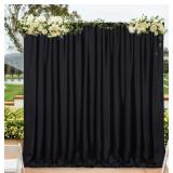 QUEENDREAM 2 PCS 5X8FT BACKDROP CURTAIN