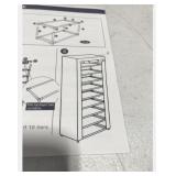 UDEAR 9-TIER SHOE RACK SIZE 63X23 IN
