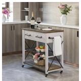 FIRSTIME, WOOD AURORA KITCHEN CARTMISSING