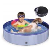 FUNYOLE 63 INCH FOLDABLE DOG POOL