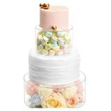 CHOOWIN 2 PCS ACRYLIC CAKE STAND