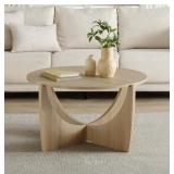 35 IN ROUND COFFEE TABLE (BOX OPENED/PCS MAY BE