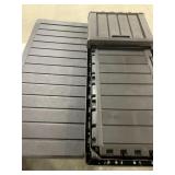PLASTIC STORAGE BIN 50L X 21W X 23H