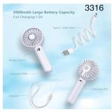 2PCS CIVPOWER Mini Handheld Fan, Portable USB