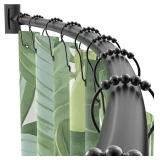 CURVED SHOWER ROD 38-72IN