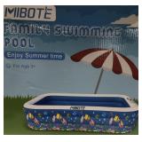 INFLATABLE SWIMMING POOL 118x72x20IN