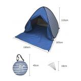 STRIPE AUTOMATIC POP UP TENT 2 PERSON SUN SHELTER