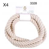 4 PCs 7ft. Ivory Rope by Ashland