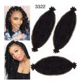 16 Inch Springy Afro Twist Hair 3 Packs