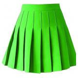 TONCHENGSD Women's High Waist Pleated Mini Skirt