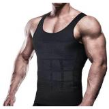 KoclesMens Slimming Body Shaper Vest Shirt Abs