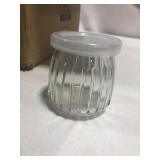 SMALL GLASS JARS WITH LIDS(W) 2-11/16 X (H) 3