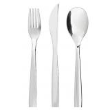 Tasha Box Clear Cutlery Heavy Weight 150 Cutlery