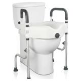 ANGELSHIELD ELEVATED TOILET SEAT 20.5x13x27.2IN