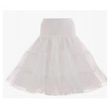 CRINOLINE WOMENS UNDERDRESS ELASTIC&TIE WAIST