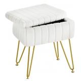 GREENSTELL VANITY STOOL 15.7x11.8x19.4IN