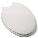 PLASTIC TOILET SEAT 14 x18IN WHITE
