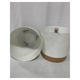 FLOWER POT 2PCS 9.5X9.5X9.5IN EA