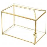 GLASS WEDDING GIFT BOX 10 x8IN
