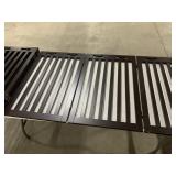 FOLDING WOODEN DOG BARRIER HINGES MAY NEED