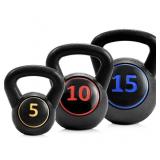 KETTLE BALL SET 3PCS 5 10 AND 15POUNDS