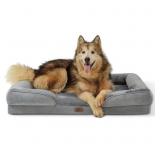 BEDSURE DOG BED GREY SIZE XL FOAM