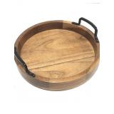 AESTHETICLIVING SERVING TRAY 10x1.5IN 1IN LIP